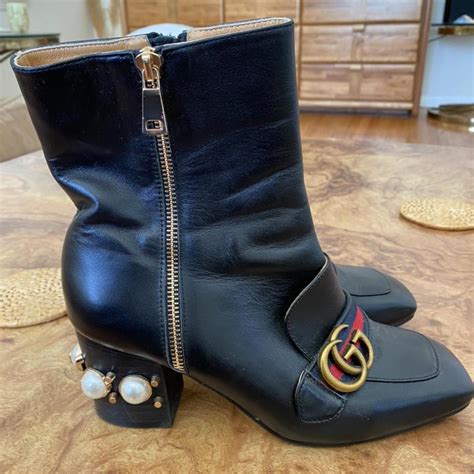 gucci winter boots sale|Gucci boots embellished.